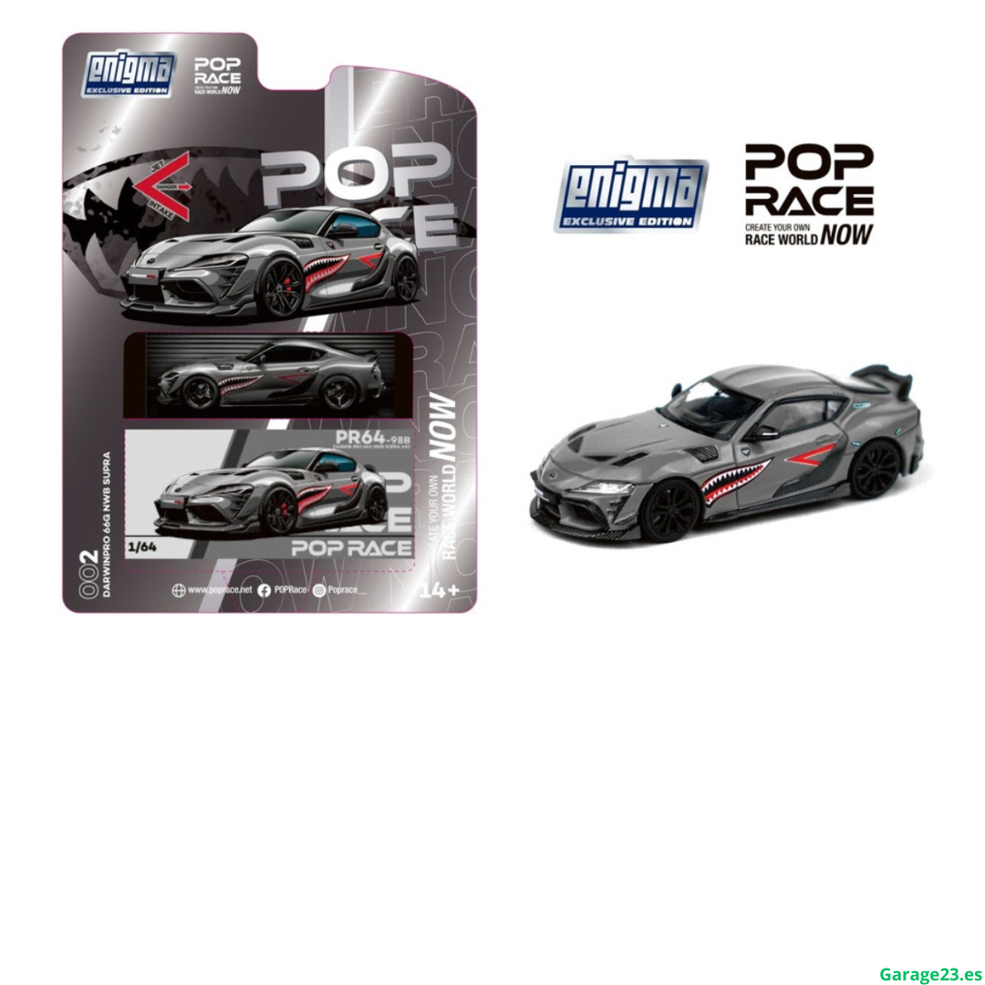 POP RACE Darwin Pro 66G NWB Supra A90 Grey Metallic