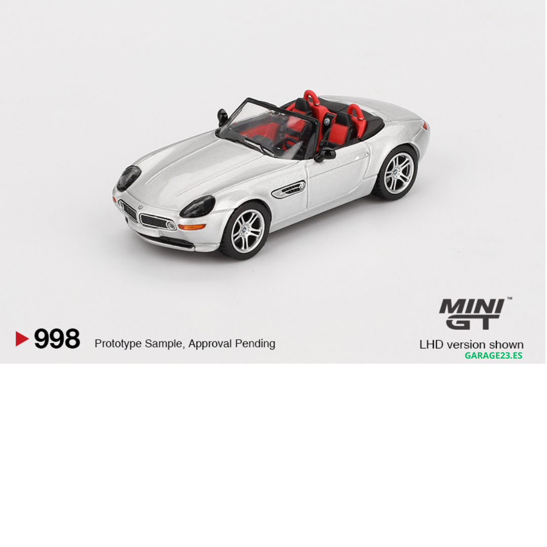 MINI GT BMW Z8 TITANIUM SILVER 2003 # 998