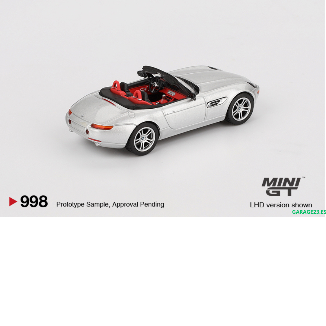 MINI GT BMW Z8 TITANIUM SILVER 2003 # 998