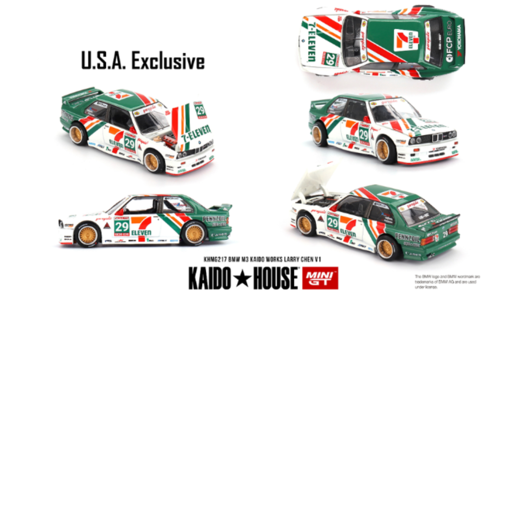*** PREORDER*** LLEGADA APROXIMADA FEBRERO/ABRIL 2026*** KAIDO HOUSE BMW M3 KAIDO WORKS LARRY CHEN V1 USA Exclusive SEVEN # 217
