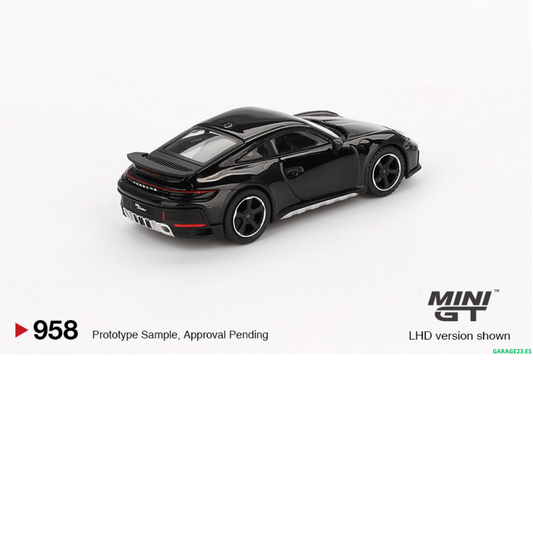 *** EN CAMINO ***MINI GT PORSCHE 911 (992) DAKAR BLACK 2023 # 958
