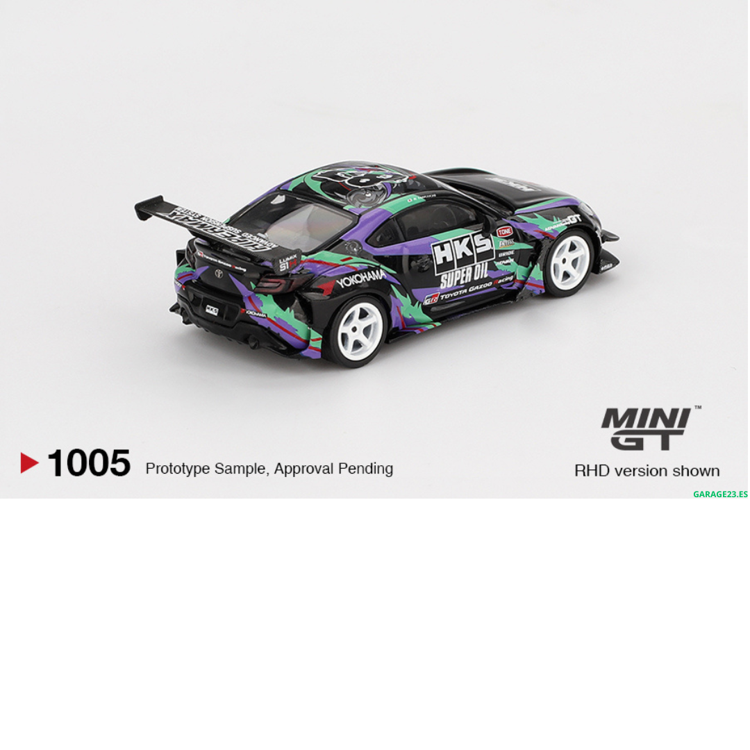 *** EN CAMINO ***MINI GT TOYOTA GR86 HKS TYPE R AUTO SALON TOKYO 2022 # 1005