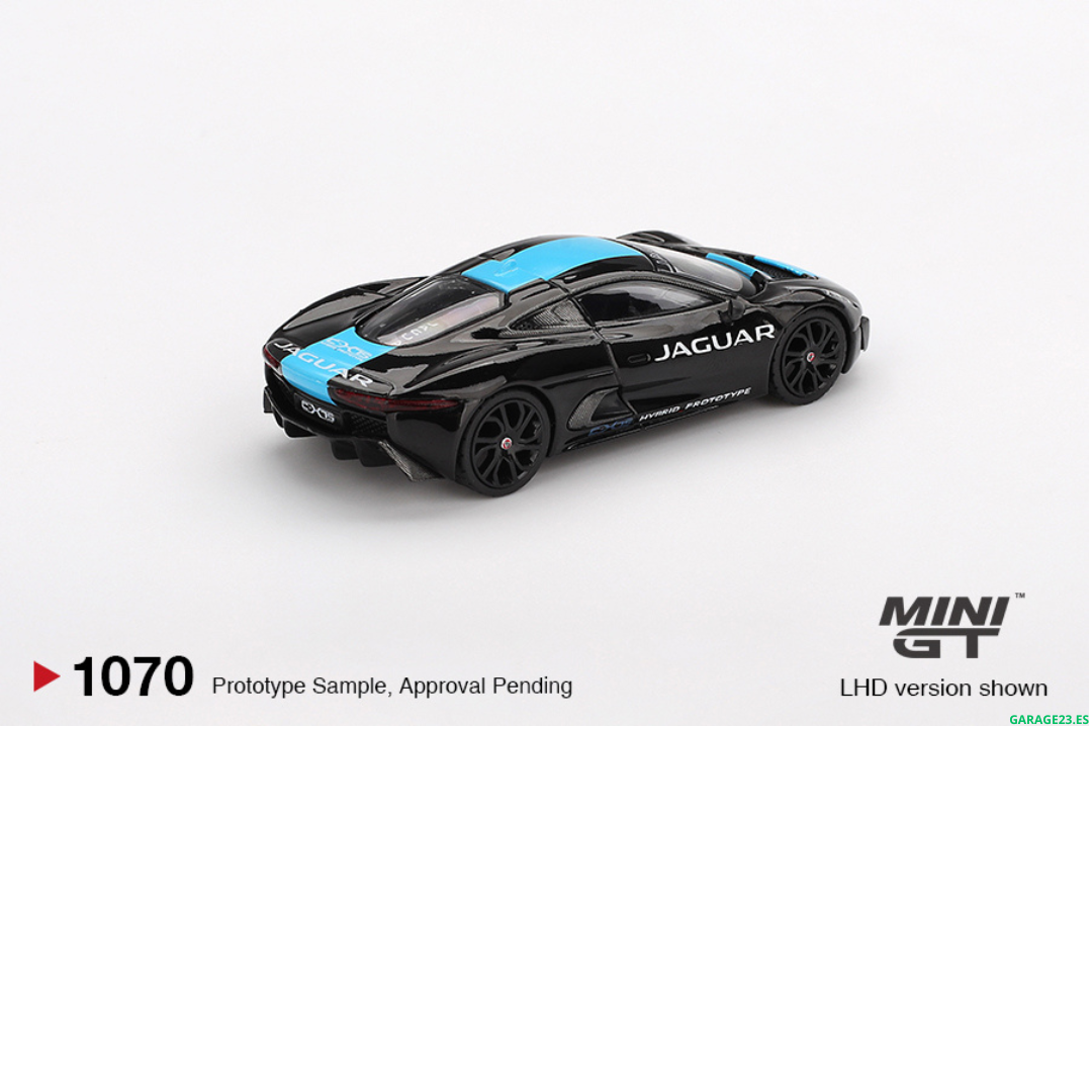 ***EN CAMINO *** MINI GT JAGUAR C-X75 BLACK JAGUAR C- X75 BLACK 2010 # 1070