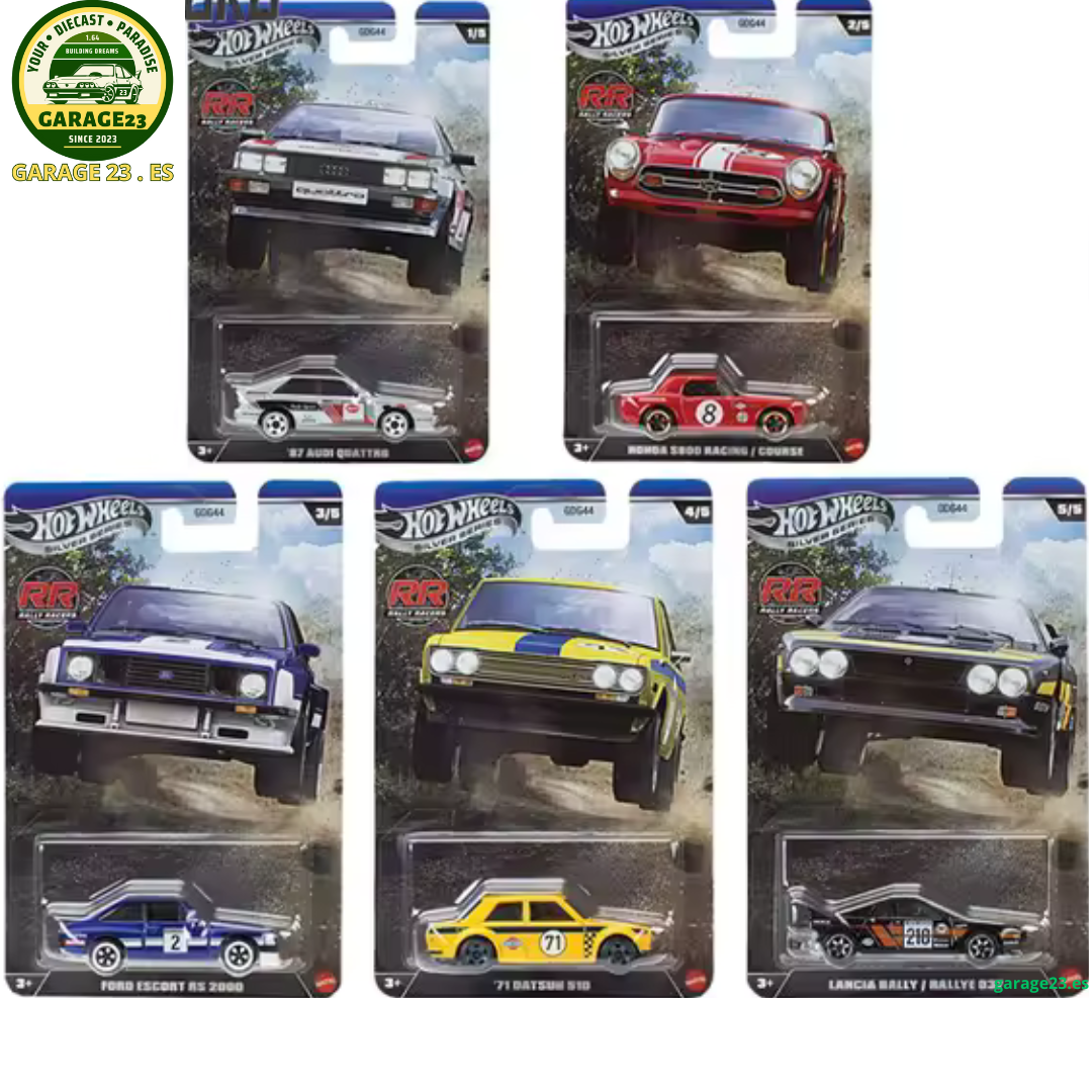 ***PREORDER***LLEGADA APROX 1ER TRIMESTRE 2026*** Hot Wheels INTL RALLY Silver Series Serie Completa basicos GDG44-977R