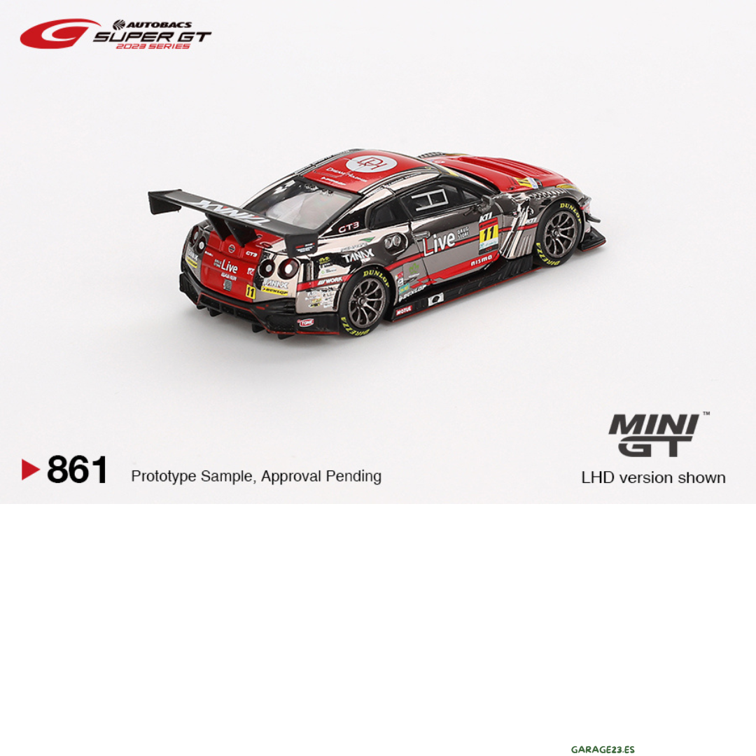 *** VERSION BLISTER *** MINI GT SUPER GT NISSAN GTR R35 NISMO GT3 #11 GAINER TANAX GT-R GAINER SUPER GT SERIES 2023 # 861