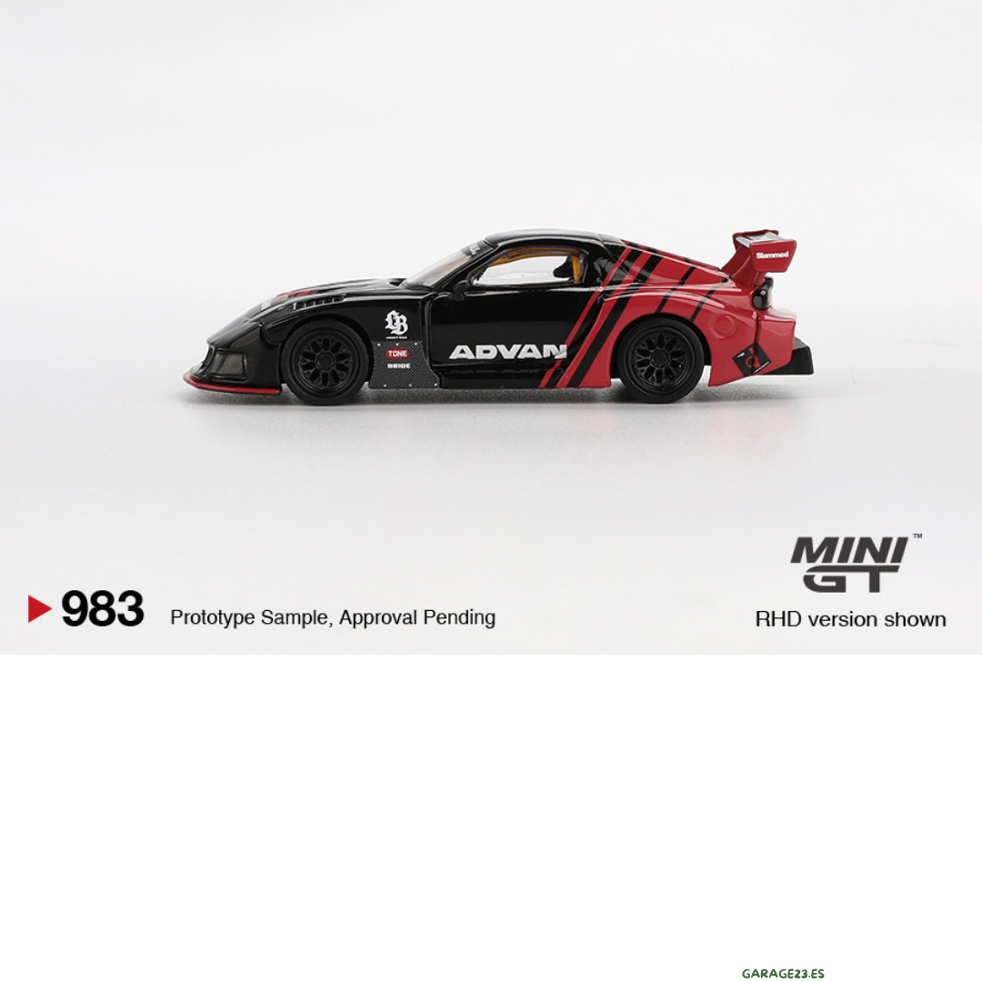 MINI GT MAZDA RX7 LB LIBERTY WALK SUPER SILHOUETTE ADVAN 2024 # 983