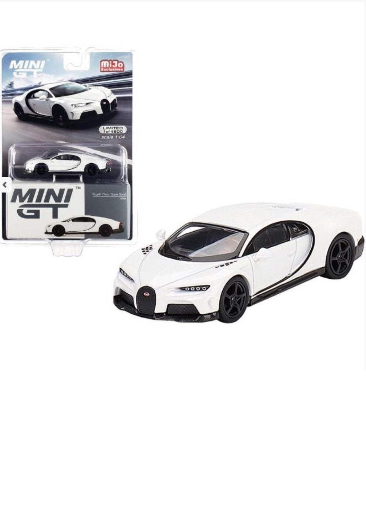 Unica unidad! MINI GT Bugatti Chiron Super Sport Mijo Exclusives # 440 *Pieza antigua dificil de adquirir* Limitada a 4800 Piezas.