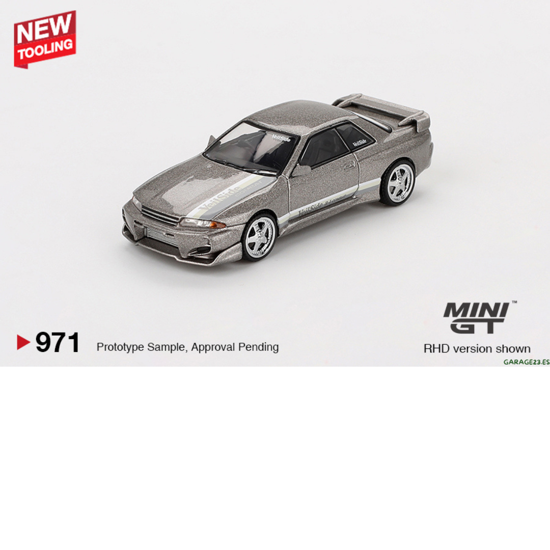 MINI GT NISSAN GTR R32 VEILSIDE COMBAT C-I COMBAT GREY 2011 # 971