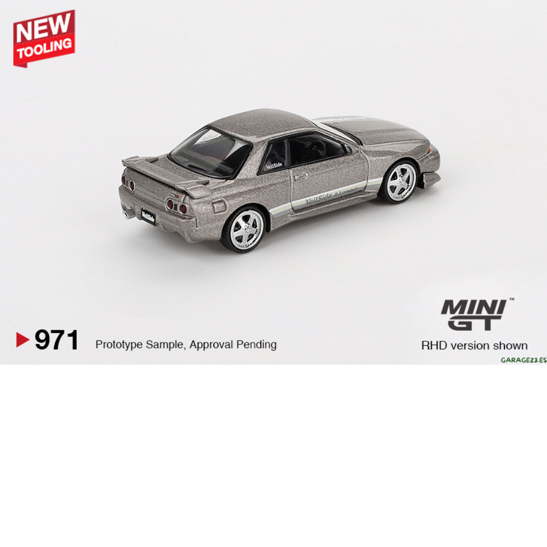 MINI GT NISSAN GTR R32 VEILSIDE COMBAT C-I COMBAT GREY 2011 # 971