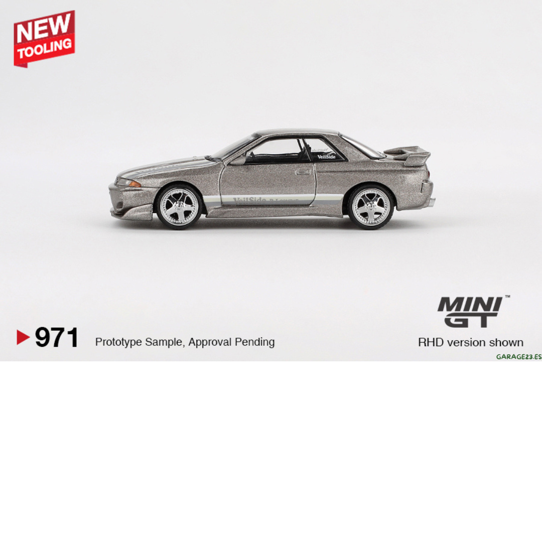 MINI GT NISSAN GTR R32 VEILSIDE COMBAT C-I COMBAT GREY 2011 # 971