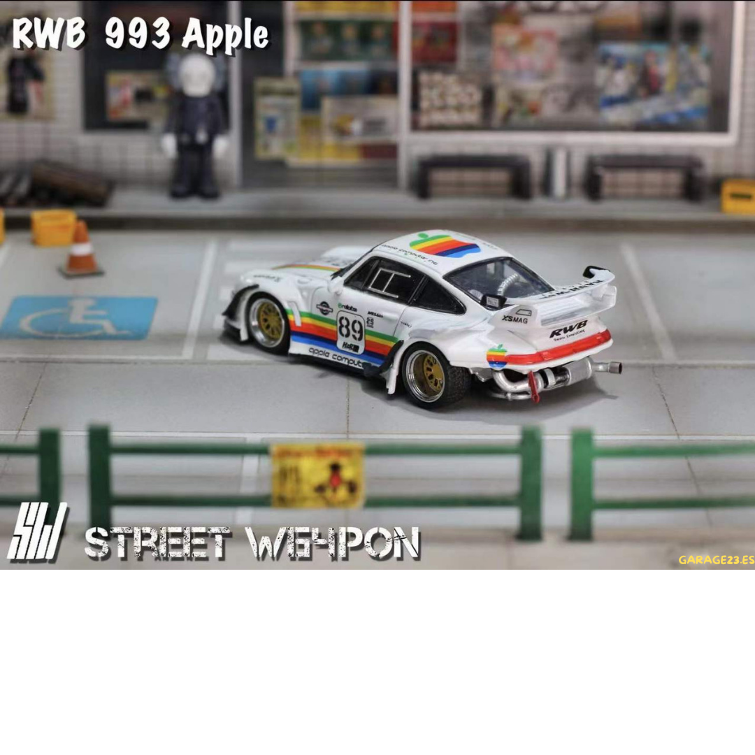 Street Weapon Porsche 911 993 RWB Apple 1/64