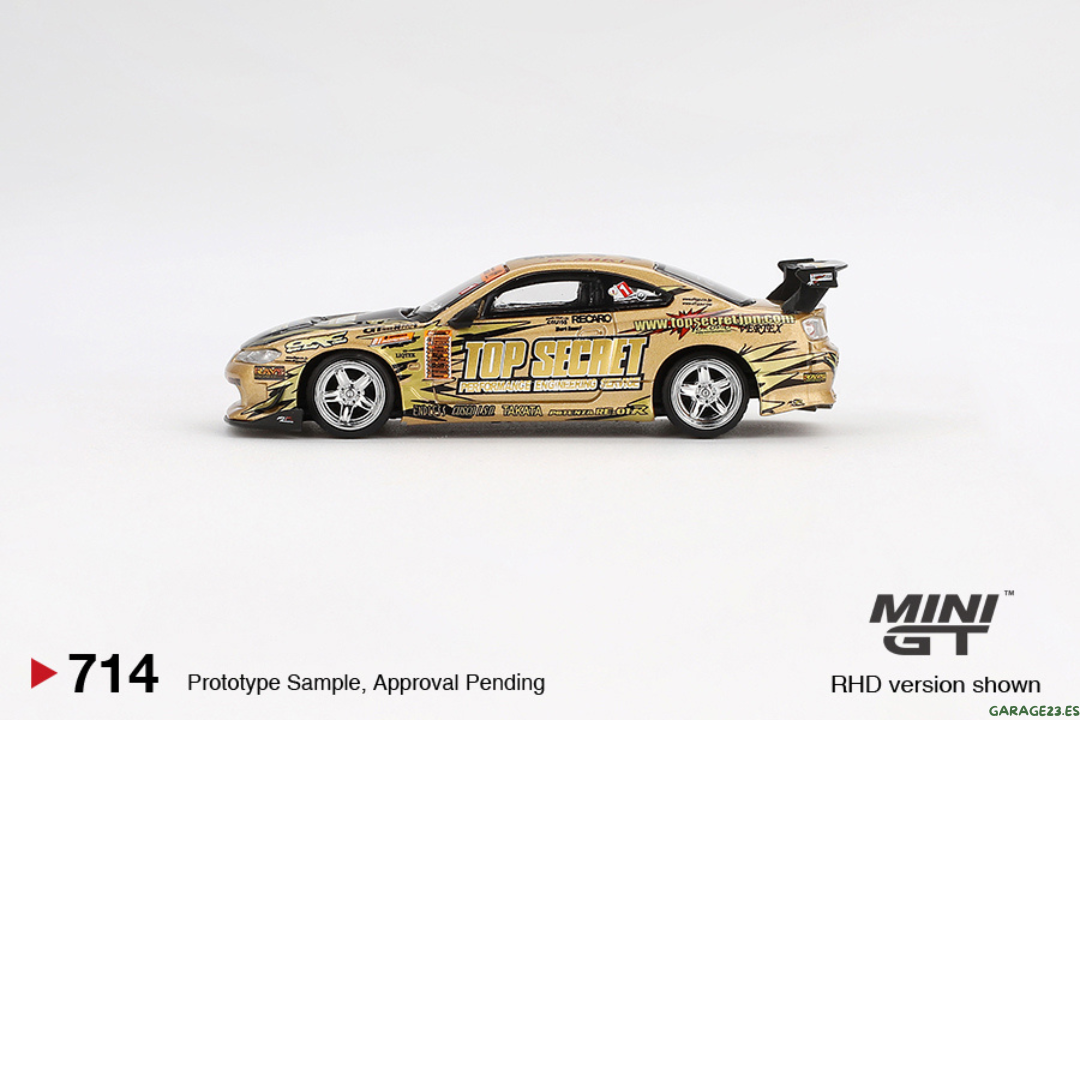 MINI GT NISSAN SILVIA S15 TOP SECRET D1 GP 1999 # 714
