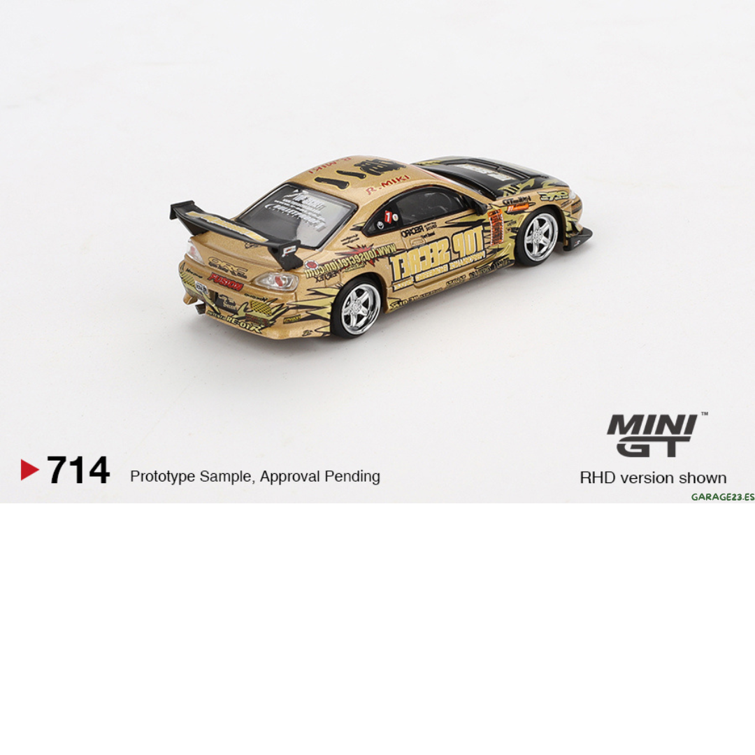MINI GT NISSAN SILVIA S15 TOP SECRET D1 GP 1999 # 714