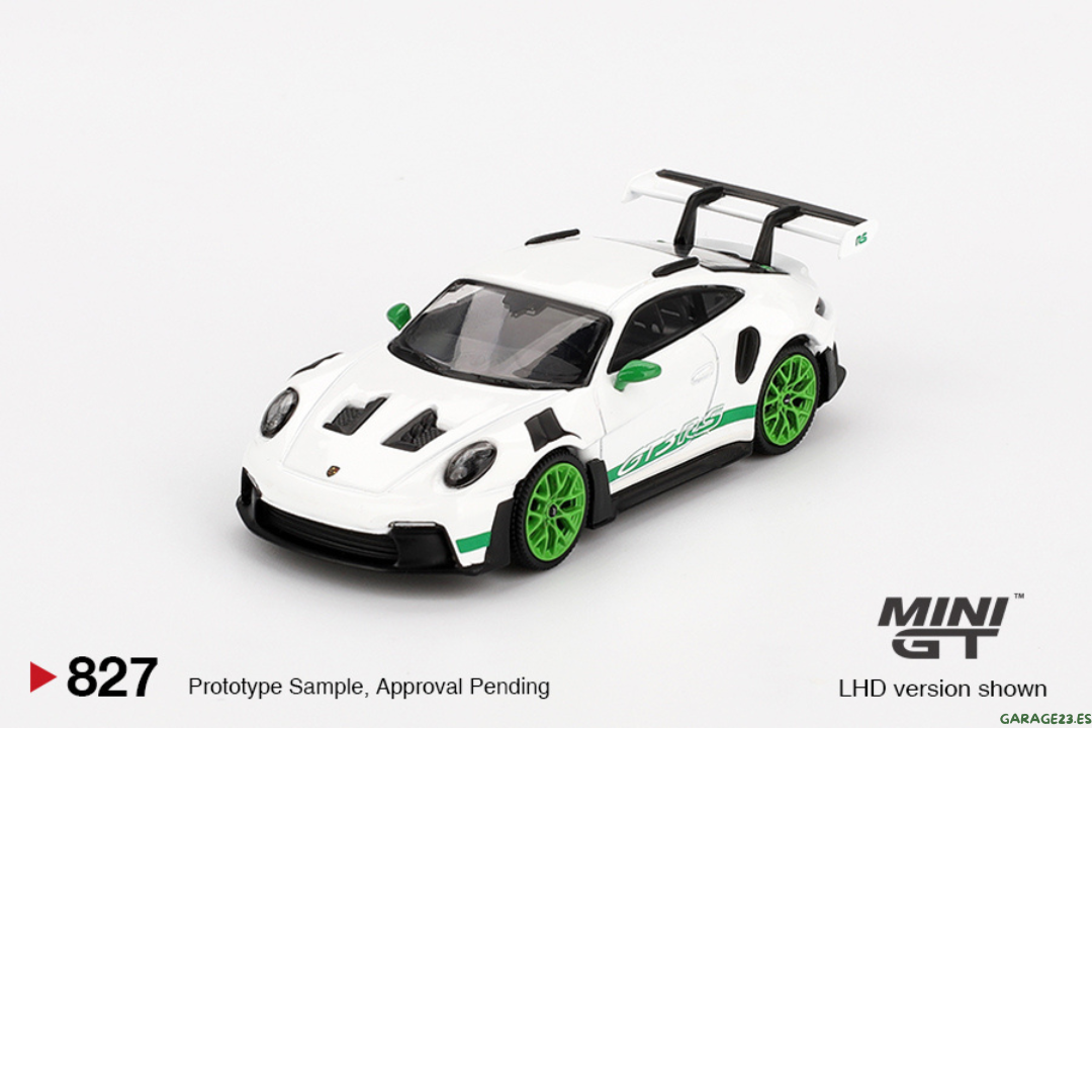 MINI GT Porsche 911 (992) GT3 RS Paquete Tributo a la Carrera RS # 827
