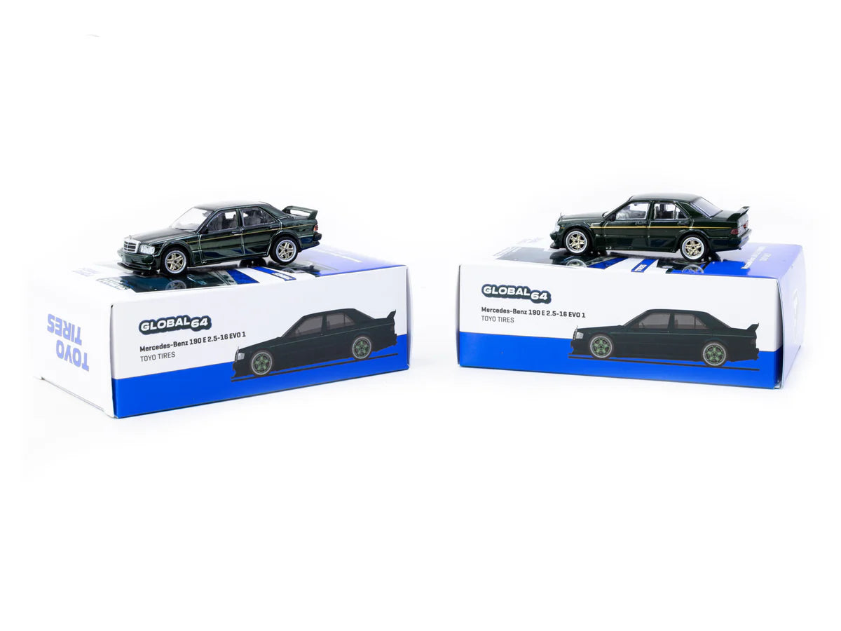 Tarmac Works 1.64 Mercedes Benz 190 E 2.5-16 EVO 1 Toyo Tires Black
