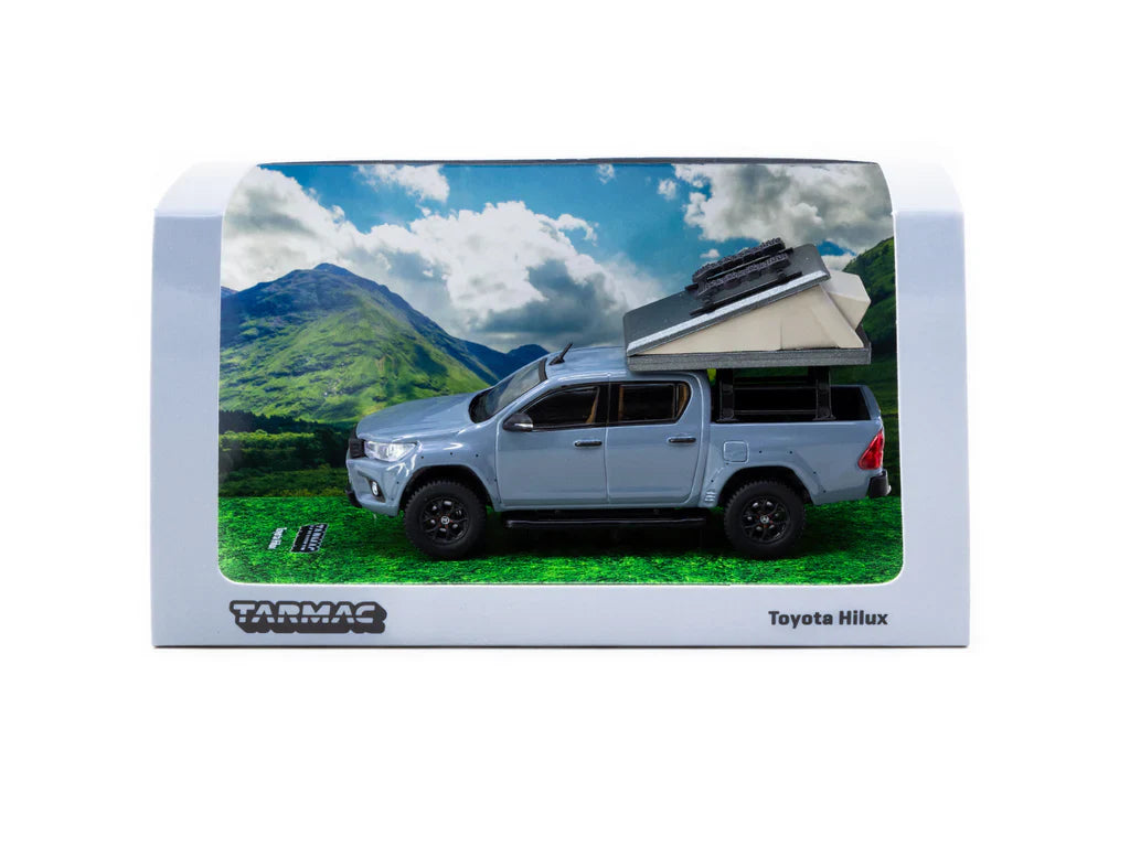 Tarmac Works 1.64 Toyota Hilux With Camping Tent Grey