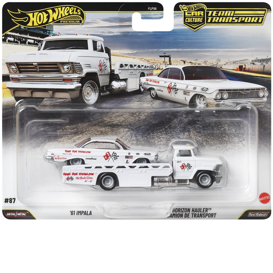 Hot Wheels Premium Team Transport '61 Impala y Horizon Hauler # 87