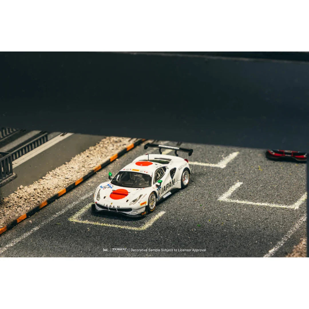 Tarmac Works 1.64 2018 Ferrari 488 GT3 FIA GT Nations Cup #12 T. Kondo / K. Seto White