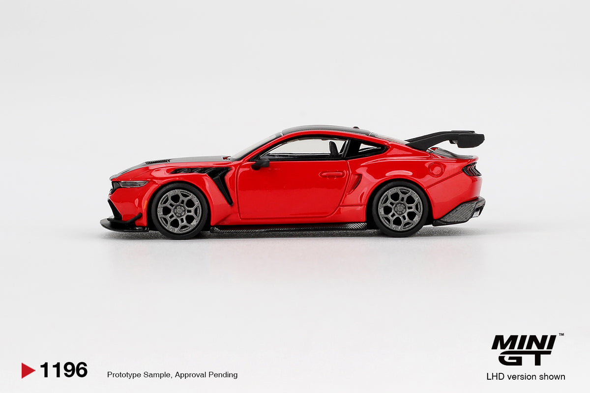 *** LLEGADA FINALES DE SEPTIEMBRE 2026 *** MINI GT FORD MUSTANG GTD RACE RED 2025 # 1196