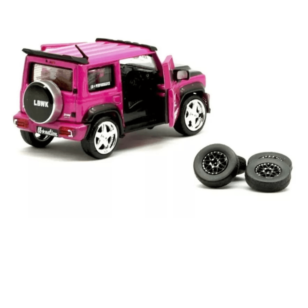 BM Creations Suzuki Jimny LHD, glitter dark pink 2018 LBWK - Garage23