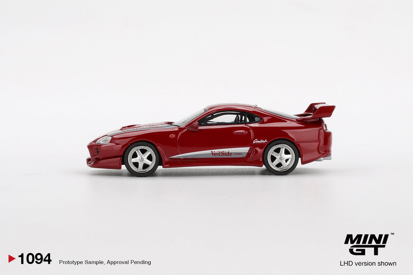 MINI GT 1:64 TOYOTA SUPRA MK4 A80 VEILSIDE COMBAT V-I RED 1994 # 1094