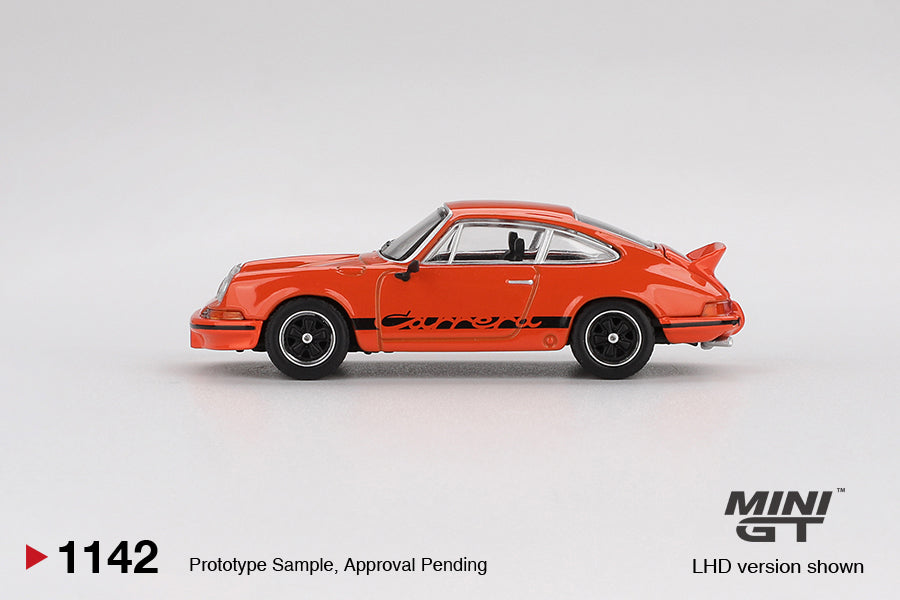 MINI GT Porsche 911 Carrera RS 2.7 color Tangerine # 1142