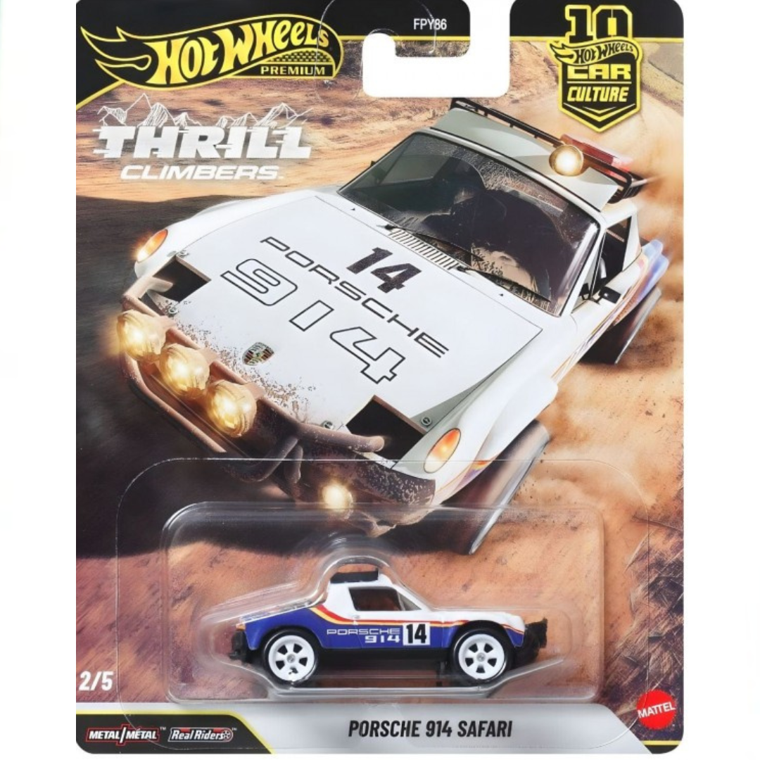 Hot Wheels Premium Thrill Climbers Porsche 914 Safari hwmvJKF22