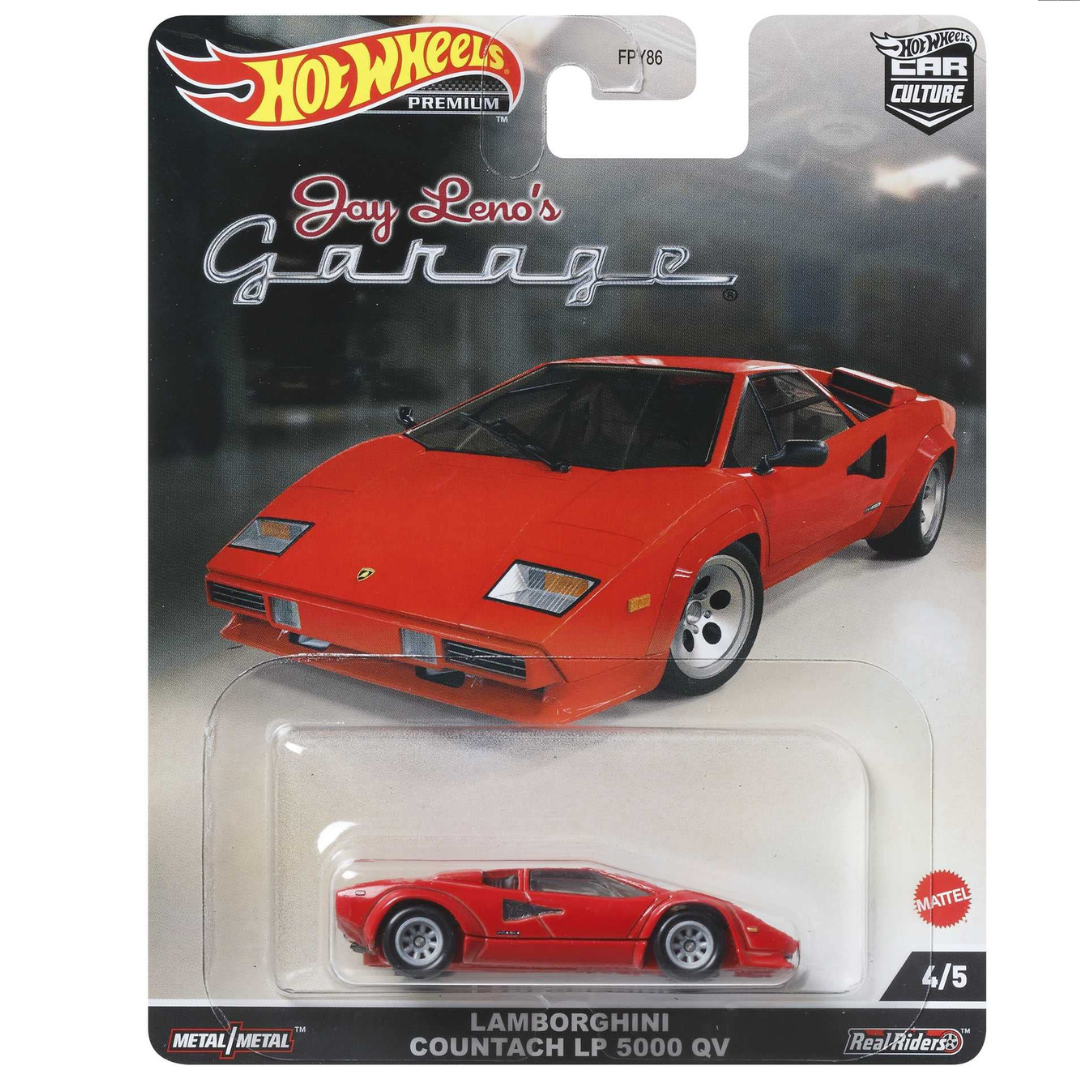 Hot Wheels Premium Lamborghini Countach LP 5000 QV Jay Lenon´s Garage HCK09