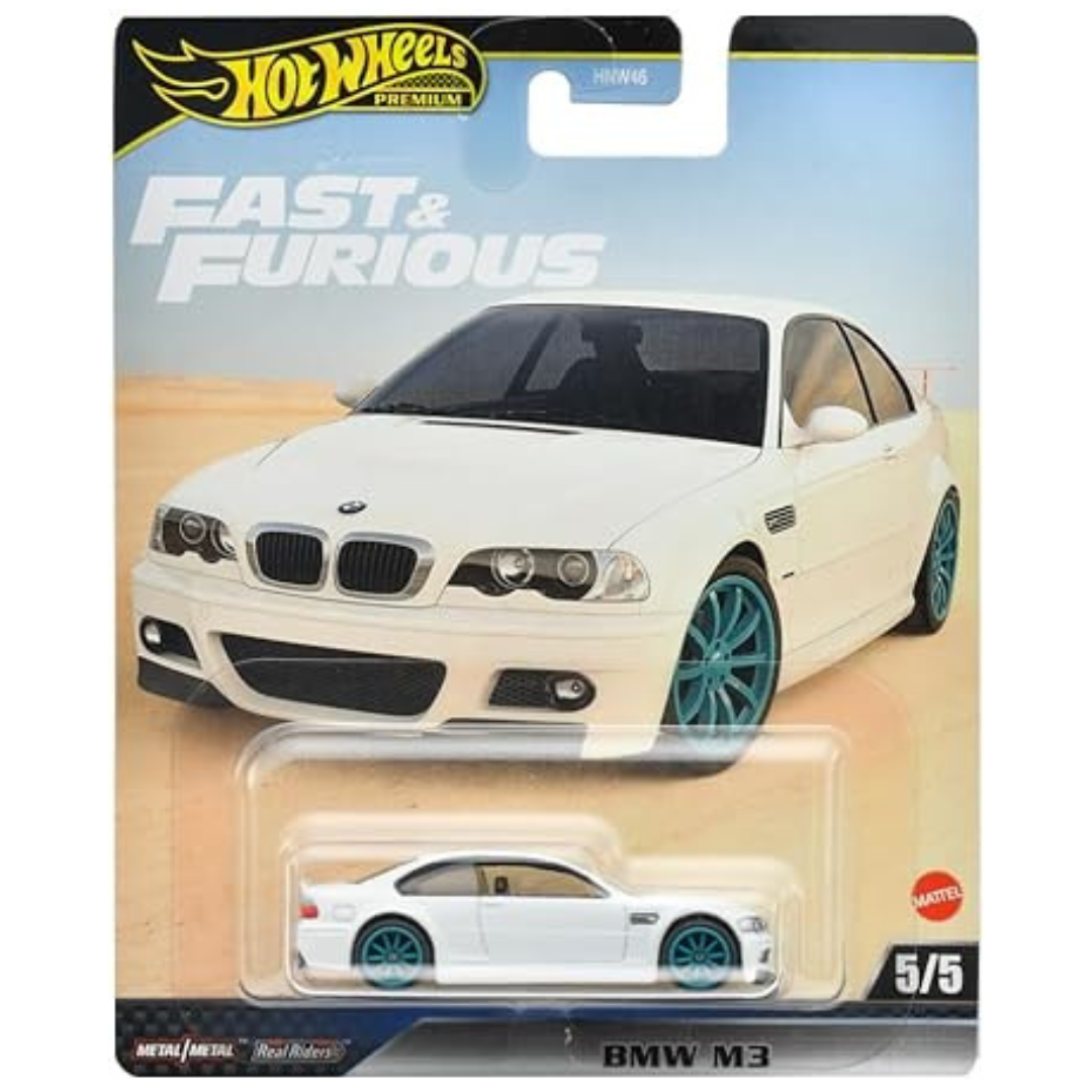 Hot Wheels Premium BMW M3 Fast and Furious Blanco HYP70