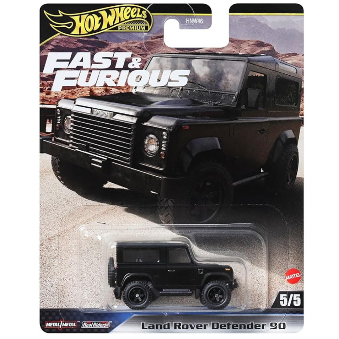 %%% Hot Wheels Premium Land Rover Defender 90 Fast and Furious