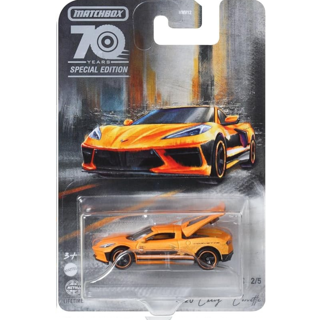 Matchbox Serie Completa de 5 vehículos Edición Especial del 70º Aniversario