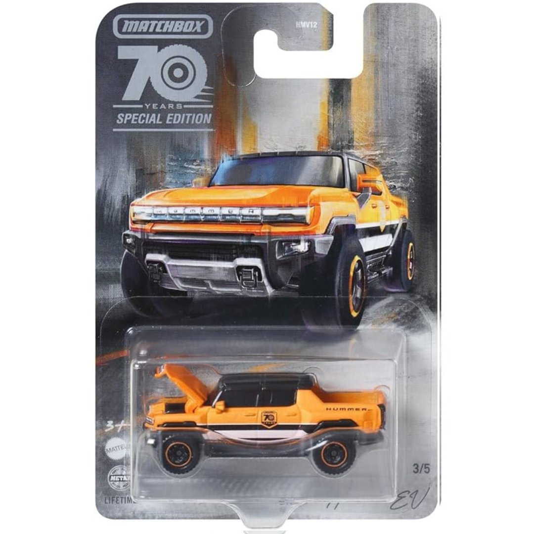 Matchbox Serie Completa de 5 vehículos Edición Especial del 70º Aniversario