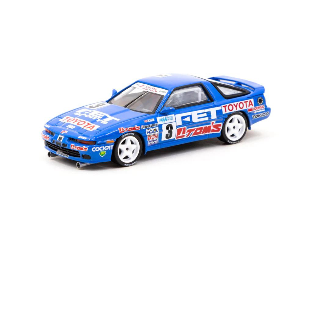 %%% ULTIMA UNIDAD !! Toyota Supra Turbo (MA70) de Tarmac Works a escala 1/64, Macau Guia Race 1989 n.º 3: edición especial del GP de Macao 2023 - HOBBY64