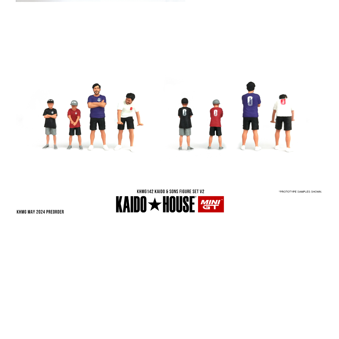 KAIDO HOUSE FIGURAS 1-64 FIGURINE KAIDO & SONS V2 2024 Mini GT