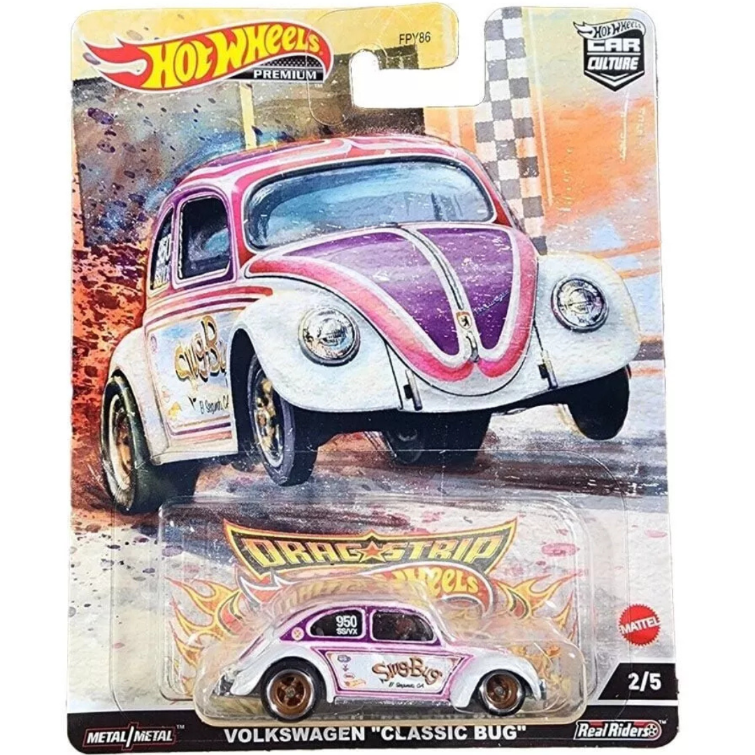 Hot Wheels Premium Volkswagen Classic Serie Bug Dragstrip HCK23 Beetle