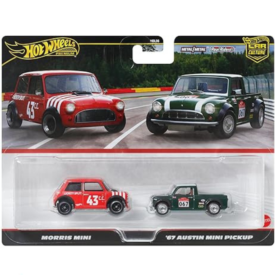 Hot Wheels Premium Duo Morris Mini / Austin Mini Pickup '67 Pack 2