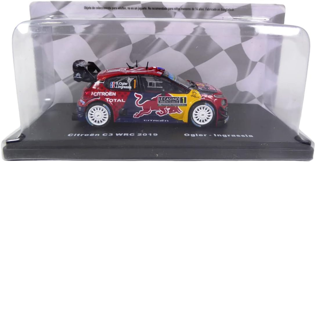 Magazine Models 1/43 2019 Citroen C3 RC #1 Aogier & Ingrassia Rally Monte Carlo Rally WRC