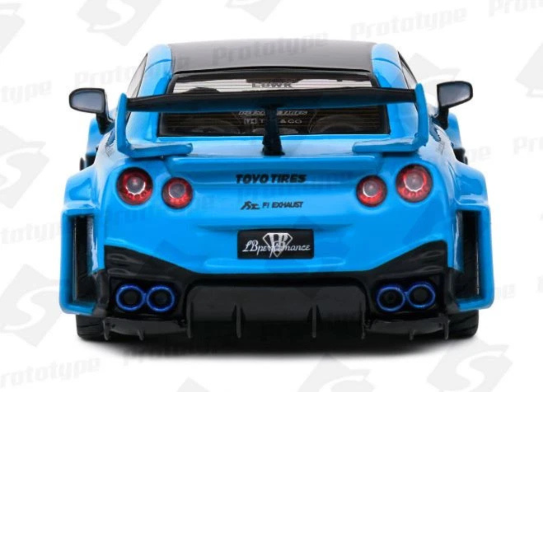 Solido 1/43 2019 Nissan GTR35 Liberty Walk Silhouette Azul