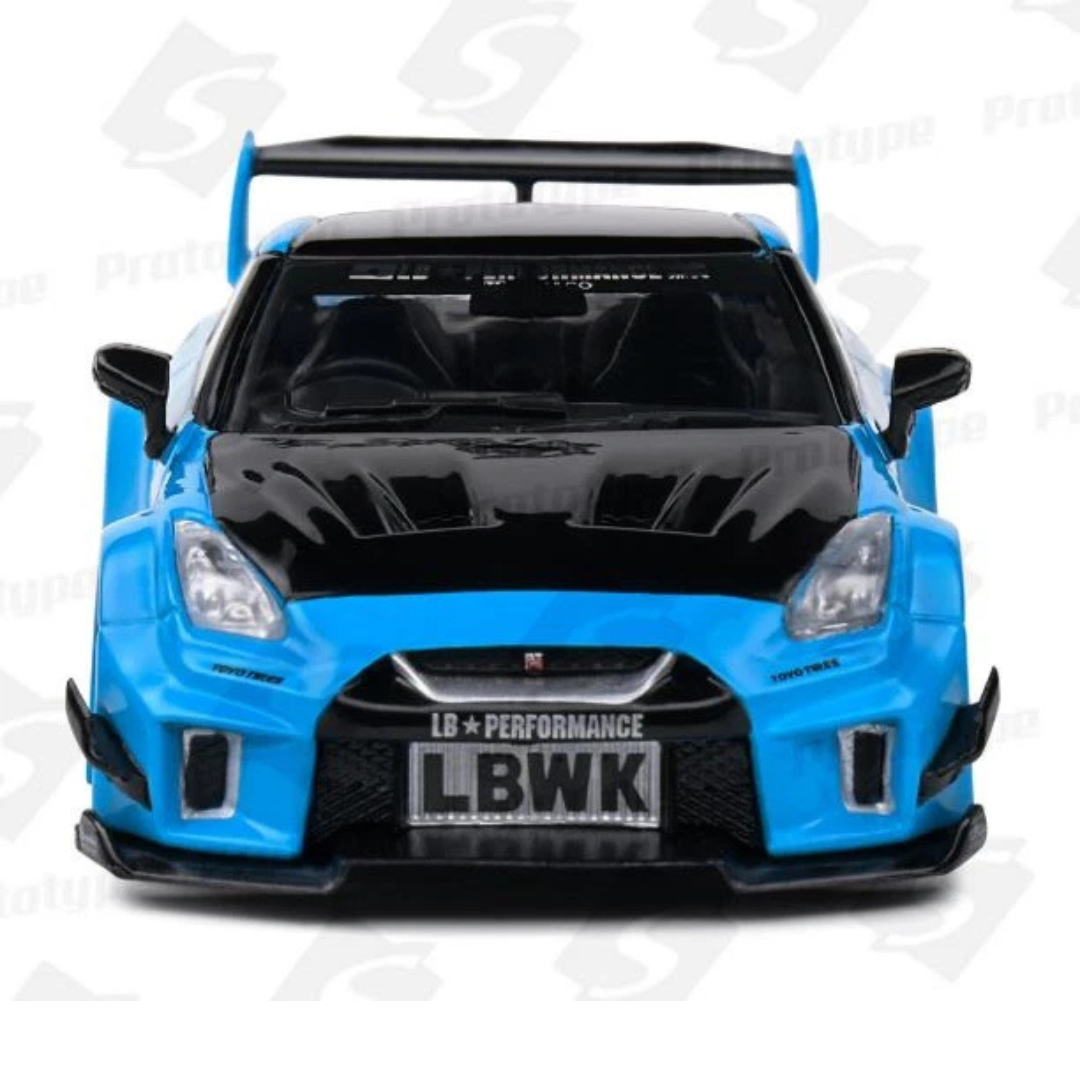 Solido 1/43 2019 Nissan GTR35 Liberty Walk Silhouette Azul