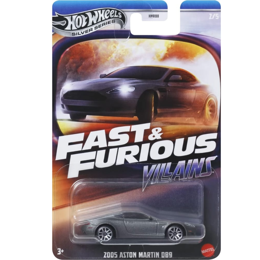 Hot Wheels Silver Series Fast And Furious Villanos Aston Martin DB9 2005 - Furioso 7