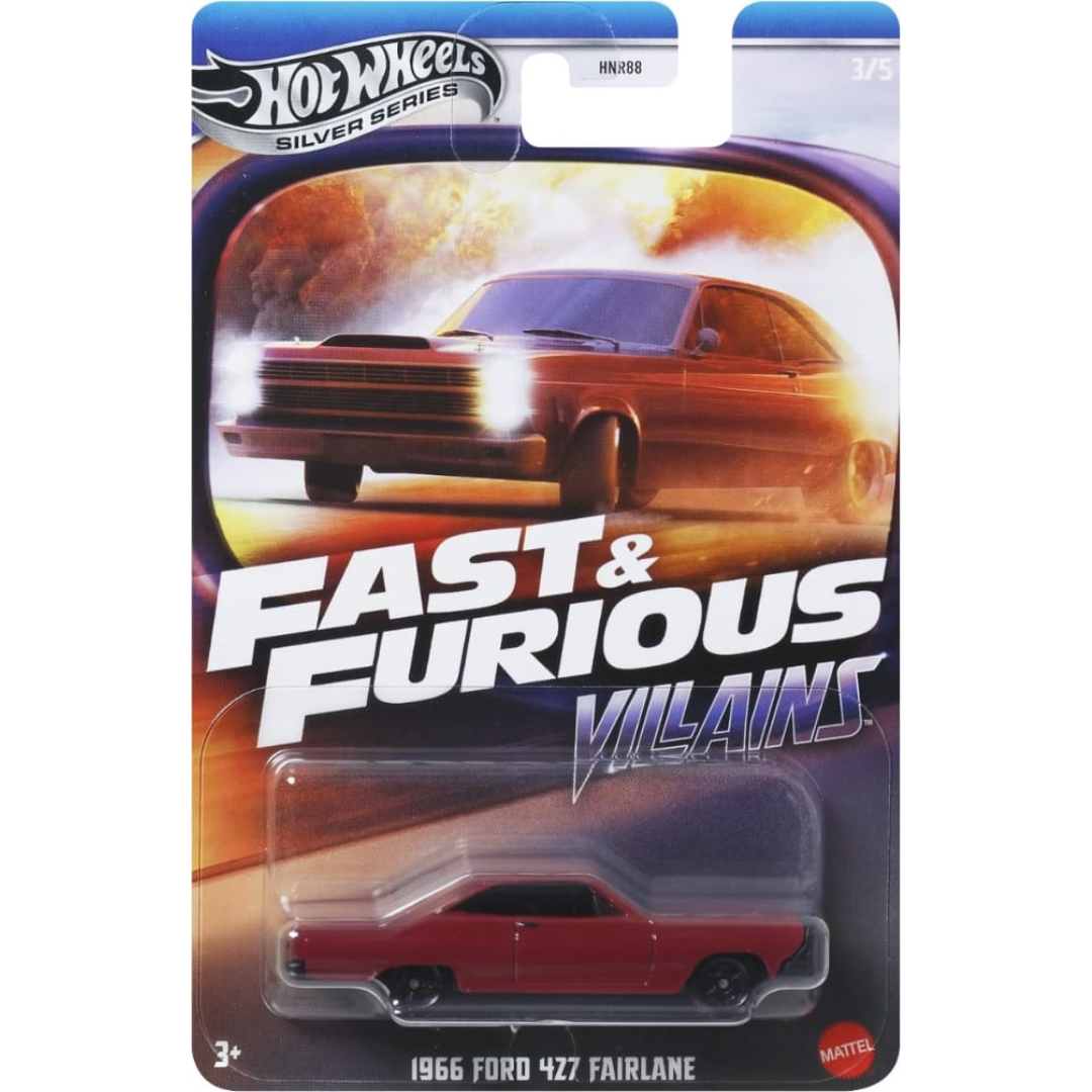 Hot Wheels Silver Series Fast And Furious Villanos Ford 427 Fairlane de 1966 - Fast X