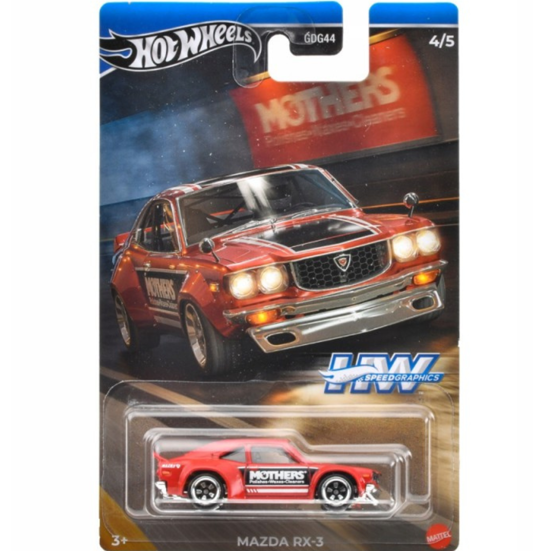Hot Wheels Silver Series Speed Graphics Mazda RX3