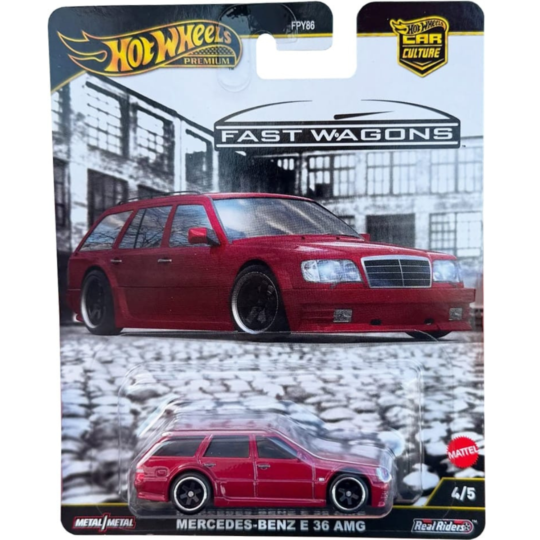 Hot Wheels Premium Fast Wagon Mercedes - Benz E 36 AMG