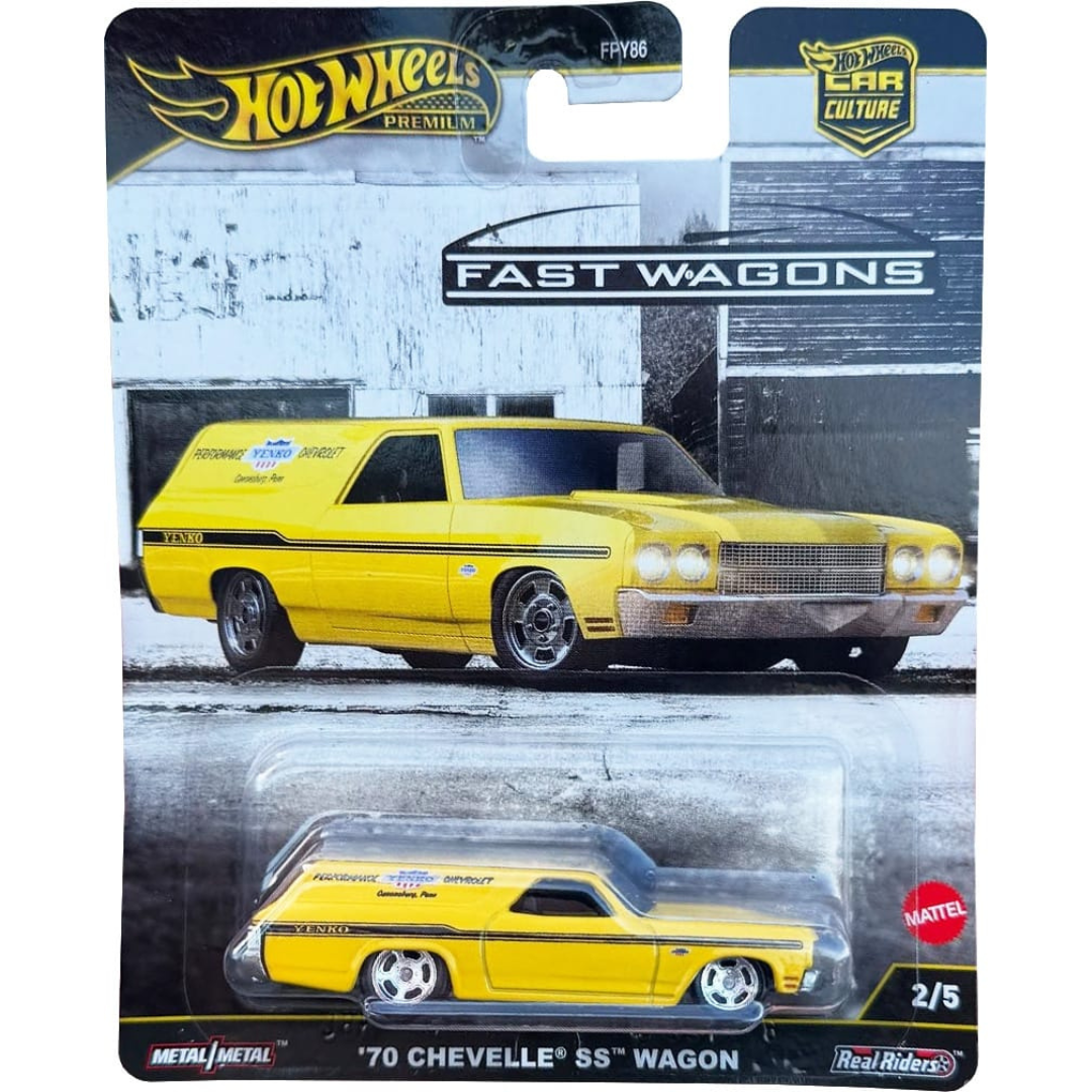 Hot Wheels Premium Fast Wagon Chevelle SS '70 Wagon