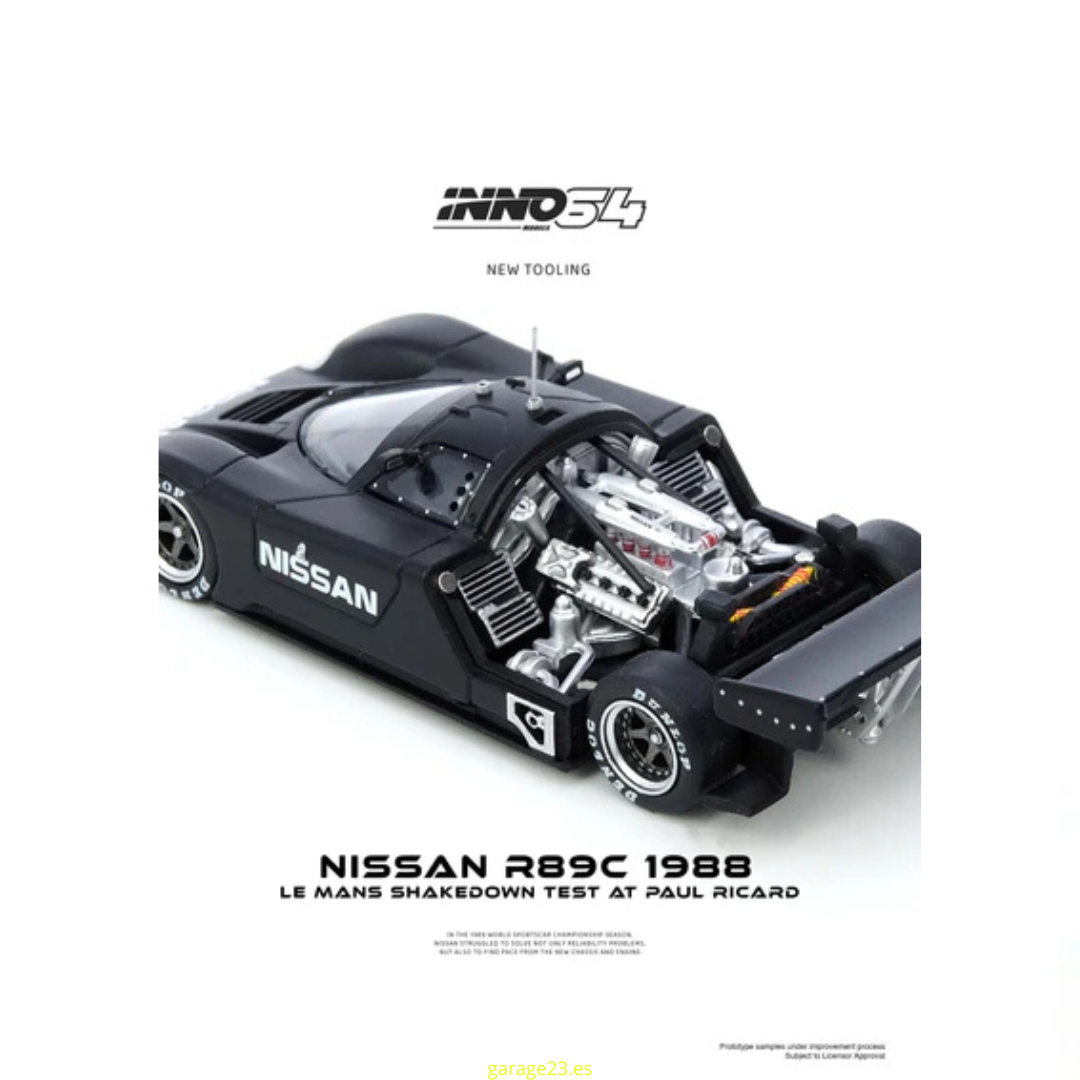 Inno64 DESMONTABLE - Prueba De Shakedown Del Nissan R89C Le Mans De Paul Ricard en 1988