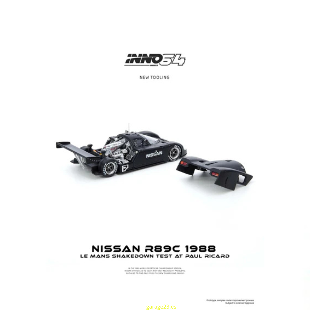 Inno64 DESMONTABLE - Prueba De Shakedown Del Nissan R89C Le Mans De Paul Ricard en 1988