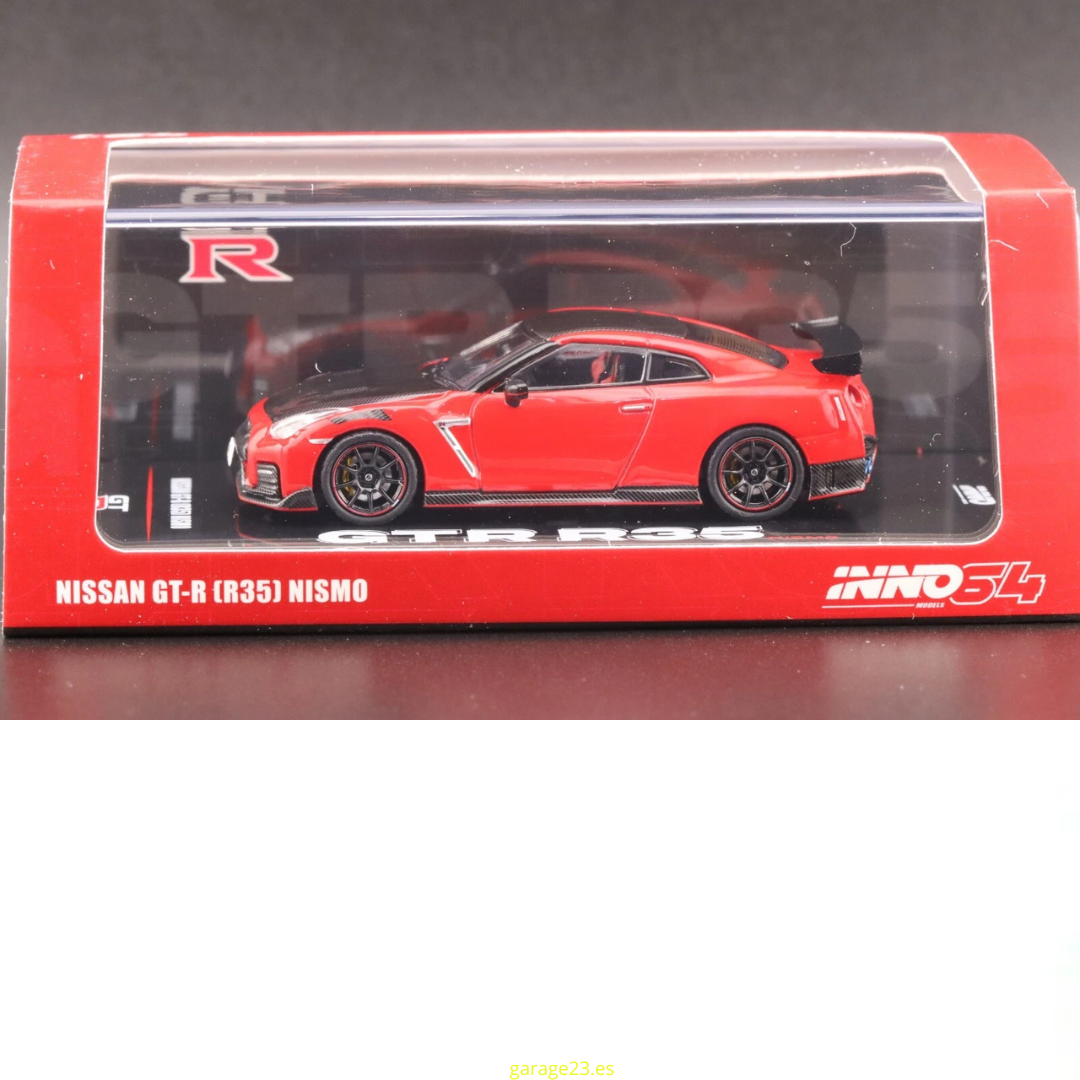 %%% Inno64 Nissan Skyline GTR R35 Nismo Red 1.64