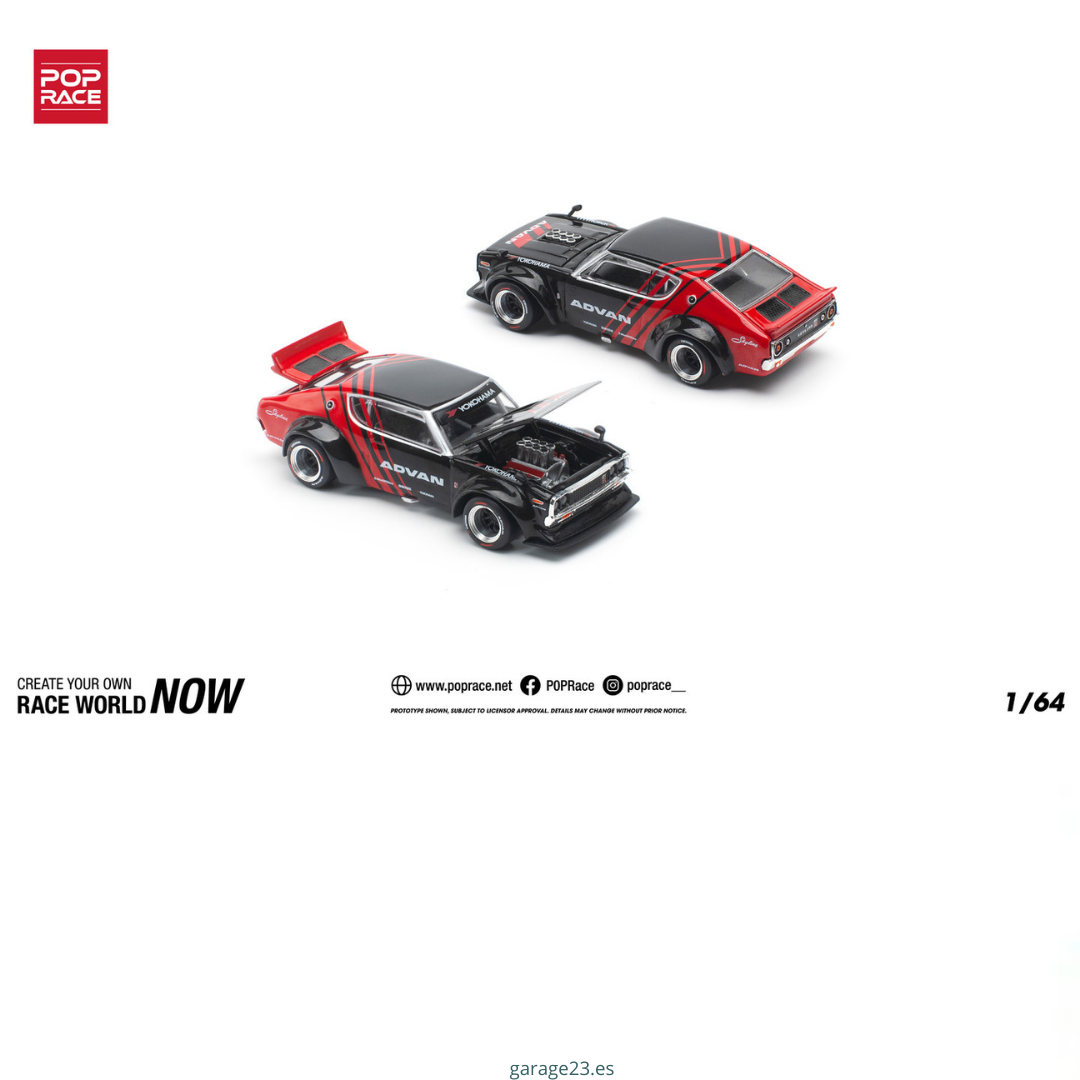 Pop Race Skyline GTR Drift (Kenmeri) Advan Livery