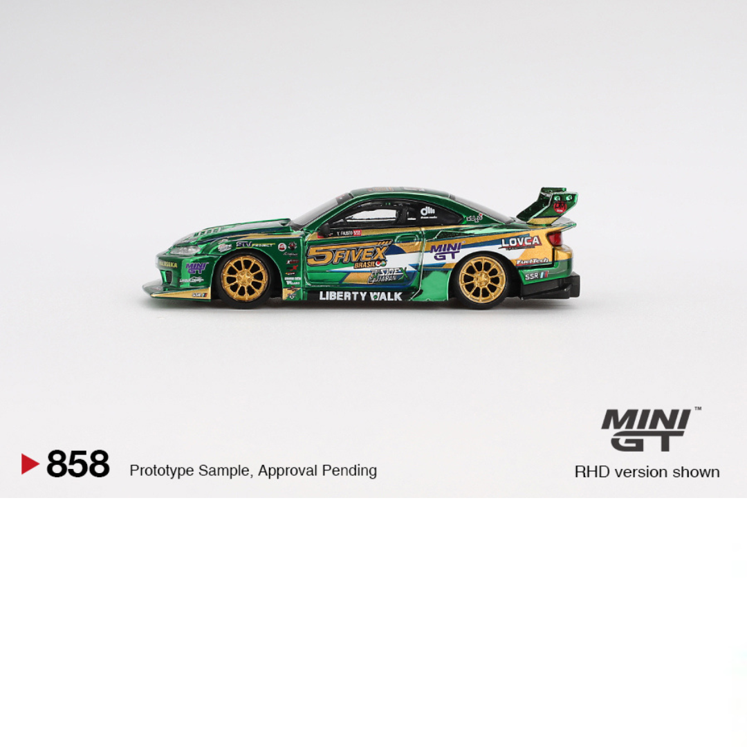 MINI GT NISSAN SILVIA S15 LB-SUPER SILHOUETTE FAUSTO RACING 2024 #858