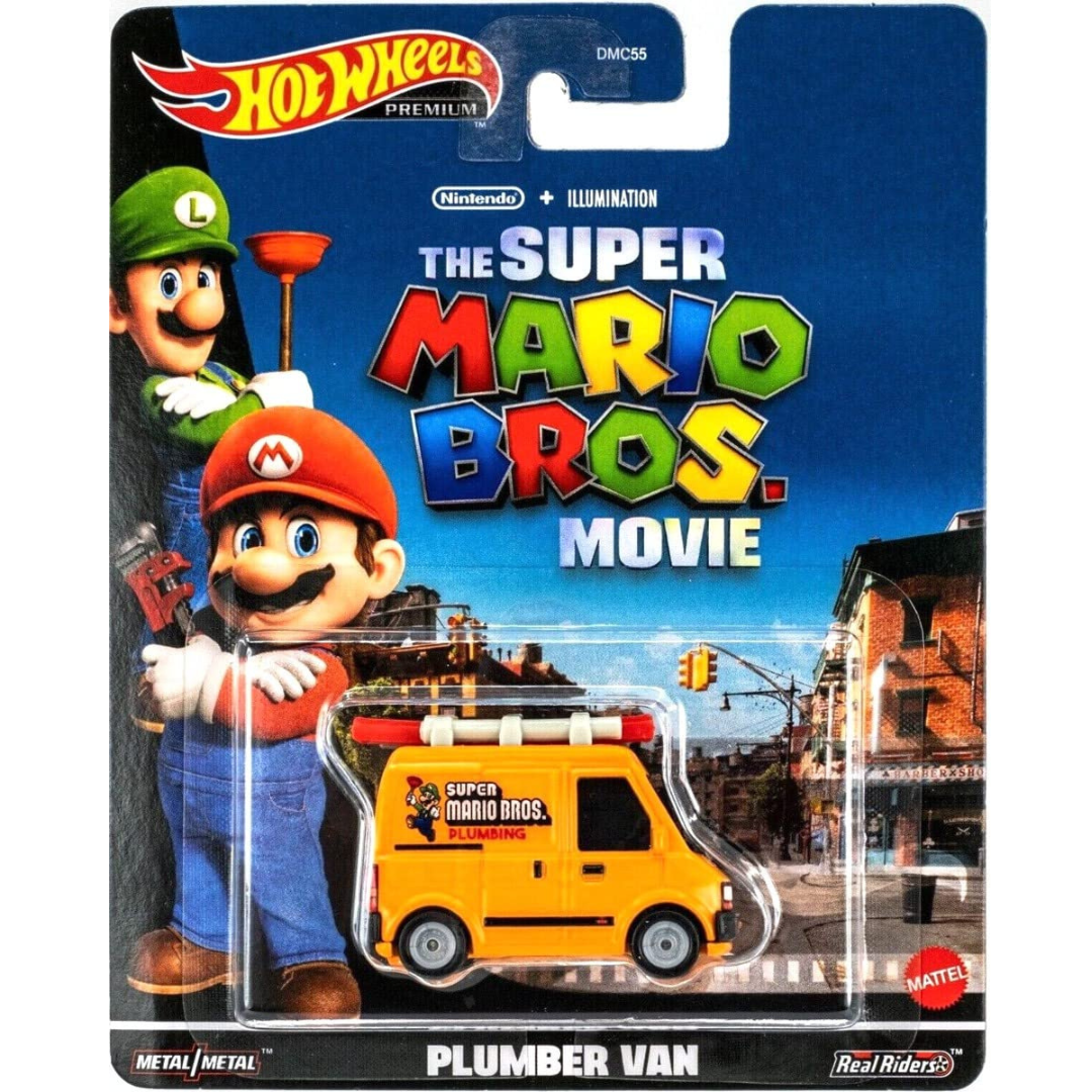 Hot Wheels Premium Plumber Van. The Super Mario Bros Movie
